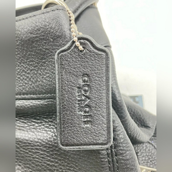 COACH Designer Black Lexy Purse Handbag Shoulder Bag - Picture 6 of 10